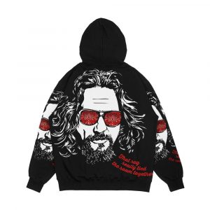 Alternative view of The Big Lebowski The Dude Men's All-Over-Print Hoodie