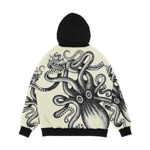 Alternative view of The Big Squid Men's All-Over-Print Hoodie
