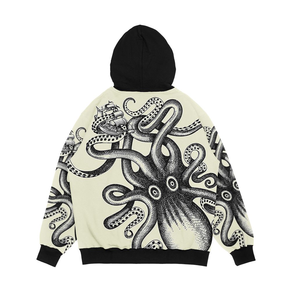 The Big Squid Men's All-Over-Print Hoodie - Image 2