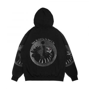 Alternative view of The Black Rabbit Men's All-Over-Print Hoodie