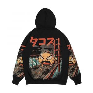 Alternative view of The Black Takaiju Men's All-Over-Print Hoodie
