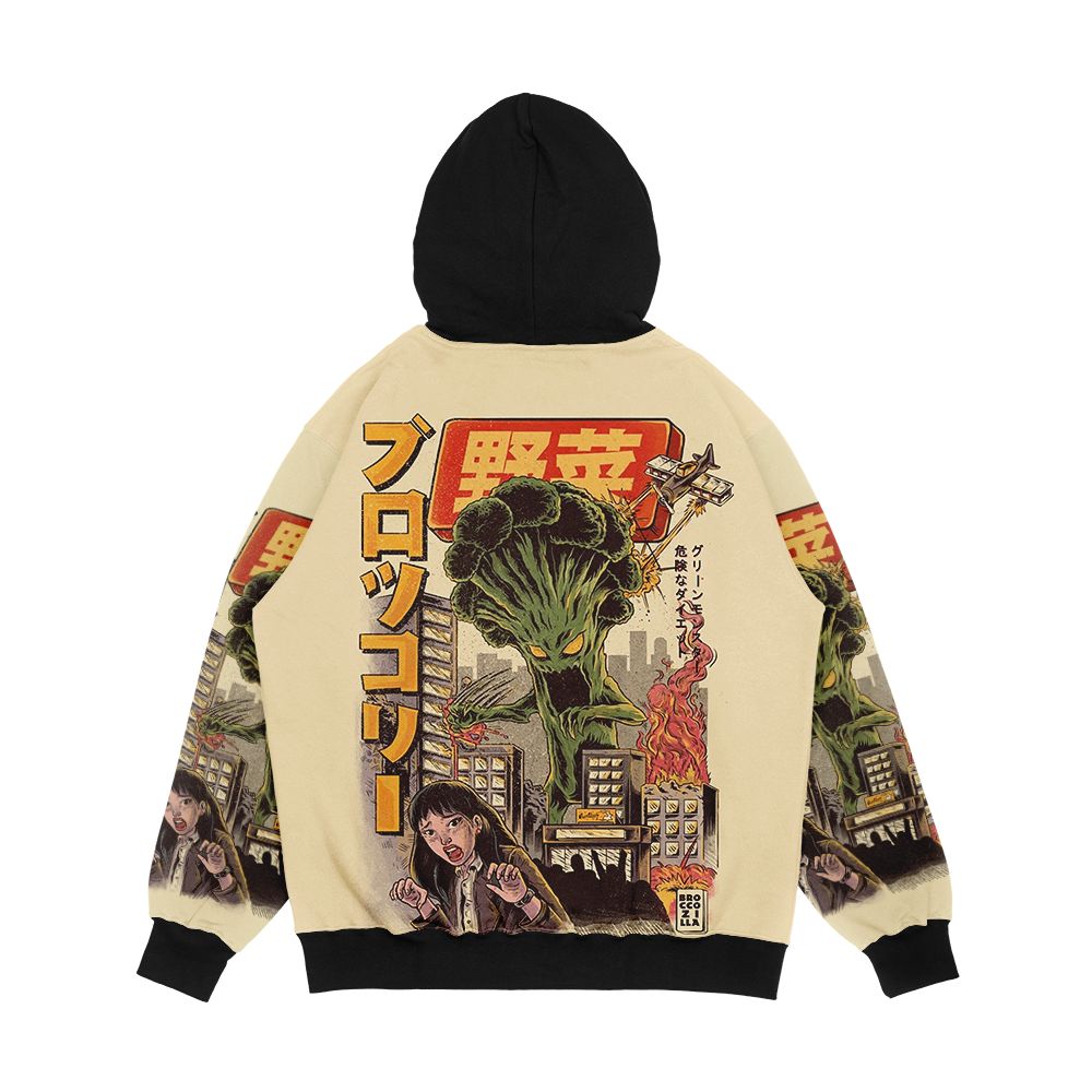 The Broccozilla Men's All-Over-Print Hoodie - Image 2