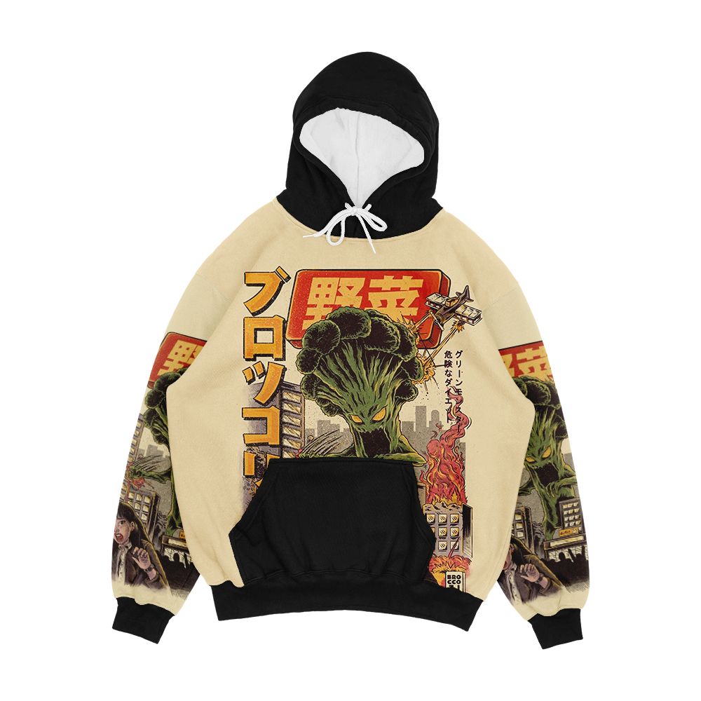 The Broccozilla Men's All-Over-Print Hoodie