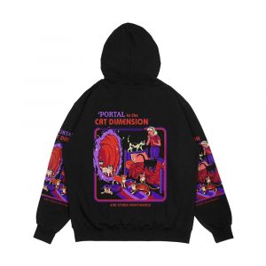 Alternative view of The Cat Dimension Men's All-Over-Print Hoodie