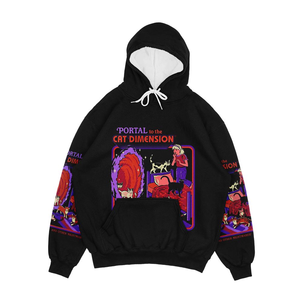 The Cat Dimension Men's All-Over-Print Hoodie