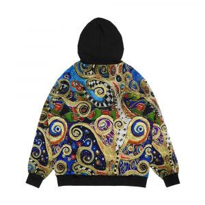 Alternative view of The Changing Seasons Of Klimt Men's All-Over-Print Hoodie