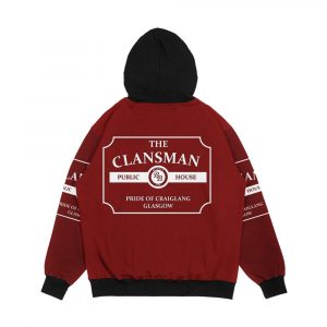 Alternative view of The Clansman Pub Men's All-Over-Print Hoodie