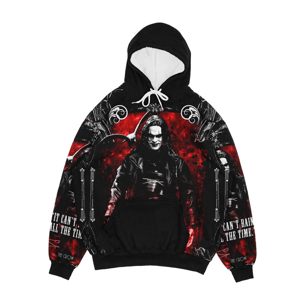 The Crow It Can T Rain All The Time Men's All-Over-Print Hoodie