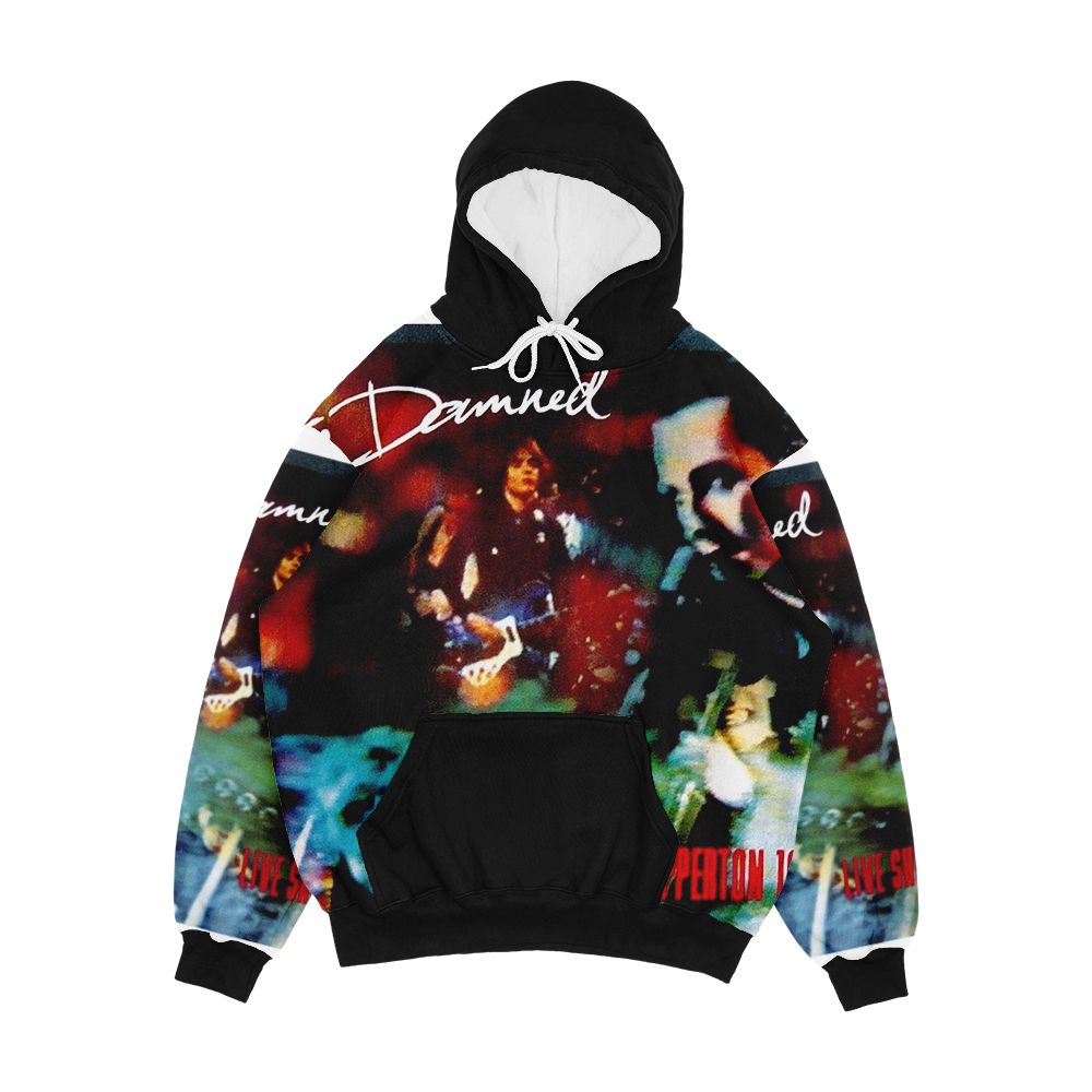 The Damned Live Punk Rock Men's All-Over-Print Hoodie