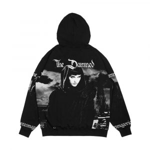 Alternative view of The Damned Phantasmagoria Men's All-Over-Print Hoodie