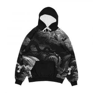 The Defeat Of Leviathan Gustave Dore Men's All-Over-Print Hoodie