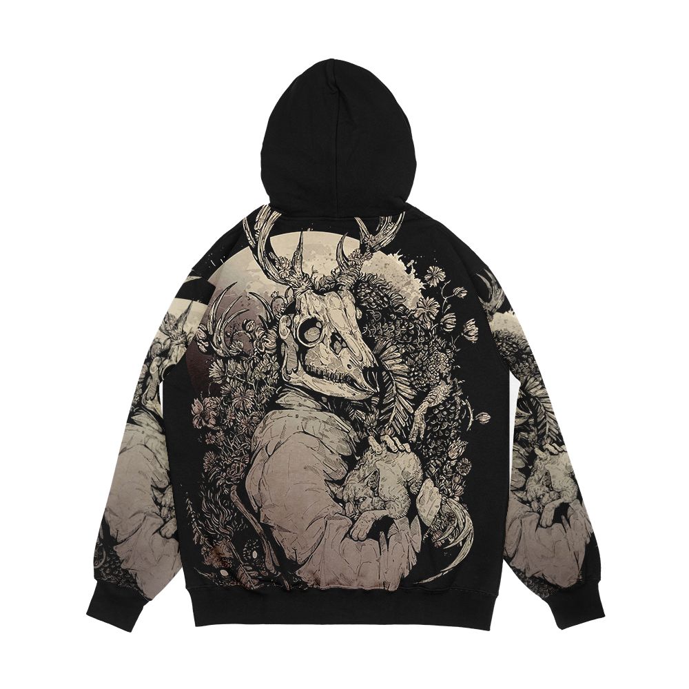 The Dragon s Daughter Sepia Men's All-Over-Print Hoodie - Image 2