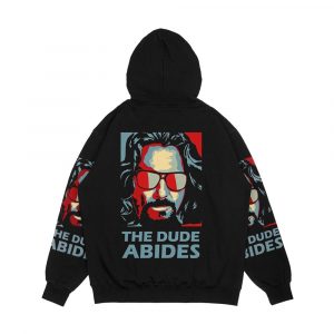 Alternative view of The Dude Abides Man Men's All-Over-Print Hoodie