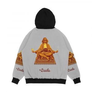 Alternative view of The Dude Budha The Big Lebowski Men's All-Over-Print Hoodie