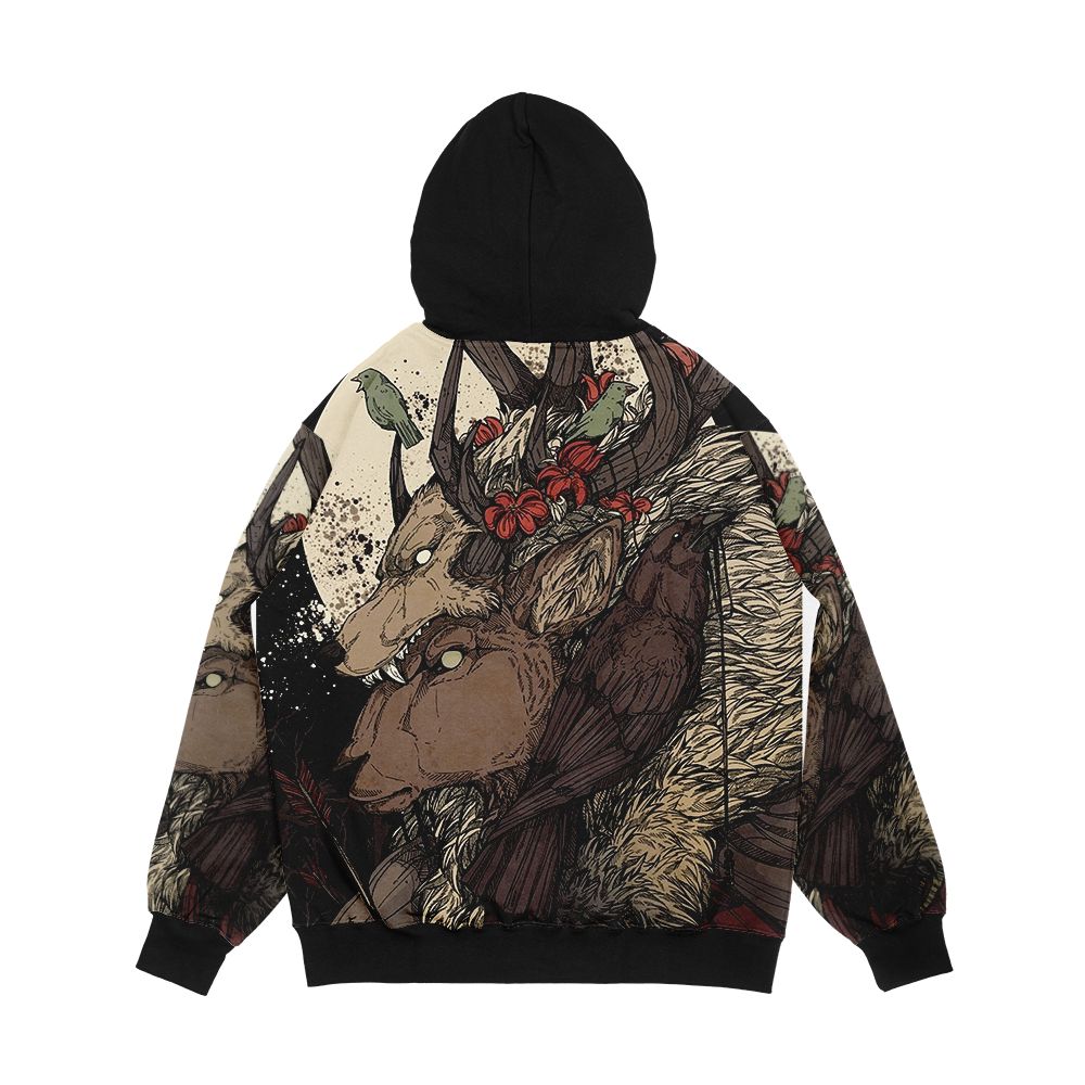 The Elk King Men's All-Over-Print Hoodie - Image 2