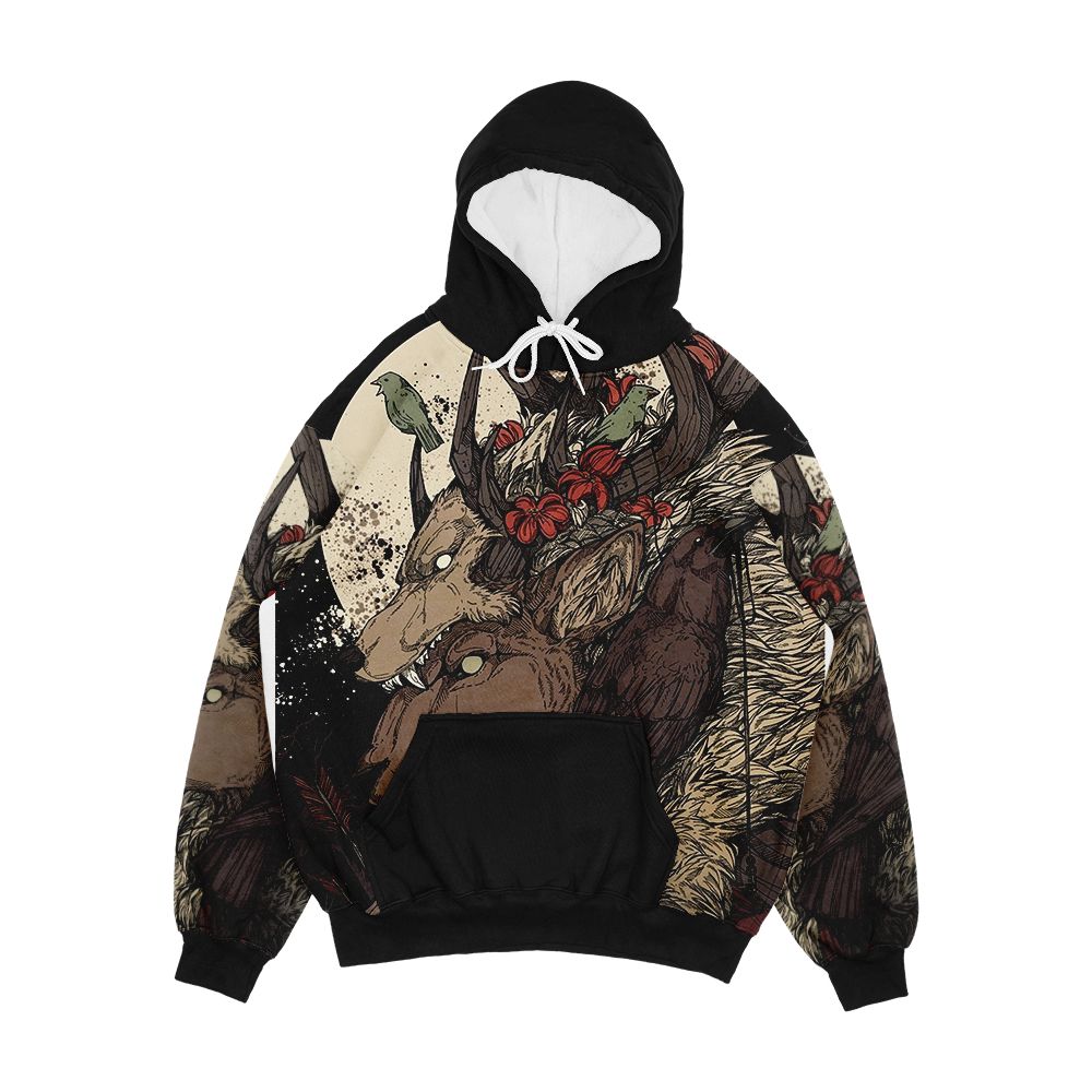 The Elk King Men's All-Over-Print Hoodie