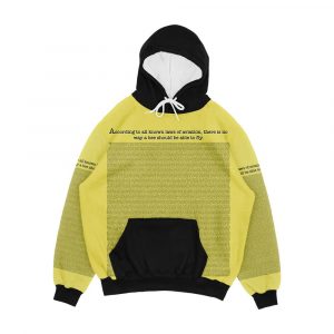 The Entire Bee Movie Script Men's All-Over-Print Hoodie