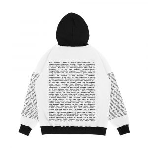 Alternative view of The Entire Steamed Hams Script Men's All-Over-Print Hoodie