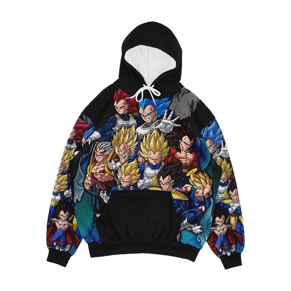 The Evolution Of Prince Vegeta Men's All-Over-Print Hoodie