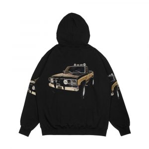 Alternative view of The Fall Guy Gmc Sierra Grande Men's All-Over-Print Hoodie