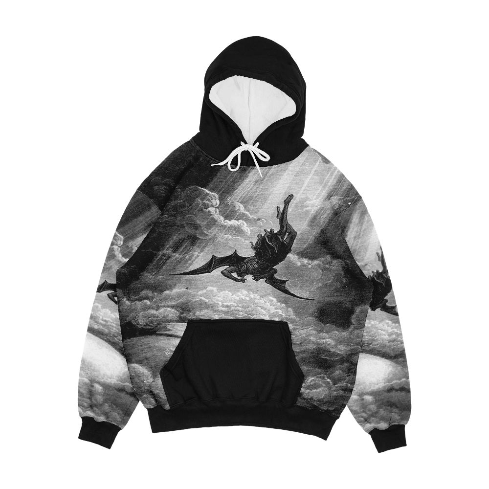 The Fall Of Satan Gustave Dore Men's All-Over-Print Hoodie