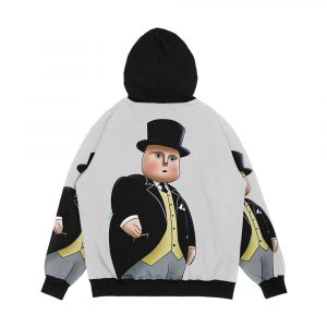 Alternative view of The Fat Controller Men's All-Over-Print Hoodie