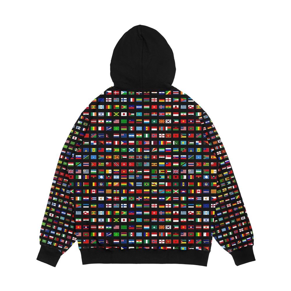 The Flags Of The World Men's All-Over-Print Hoodie - Image 2