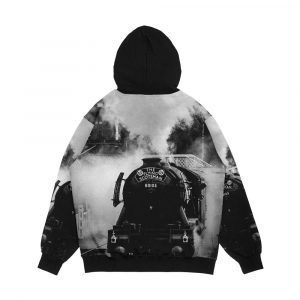 Alternative view of The Flying Scotsman Men's All-Over-Print Hoodie