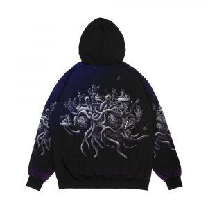 Alternative view of The Flying Spaghetti Monster Fsm Pastafarian Men's All-Over-Print Hoodie