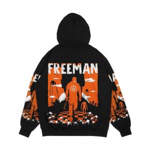 Alternative view of The Freeman Half Life Shirt Halflife Men's All-Over-Print Hoodie