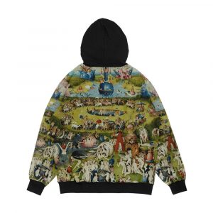 Alternative view of The Garden Of Earthly Delights Hieronymus Bosch Men's All-Over-Print Hoodie