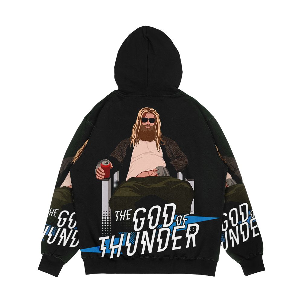 The God Of Thunder Men's All-Over-Print Hoodie - Image 2