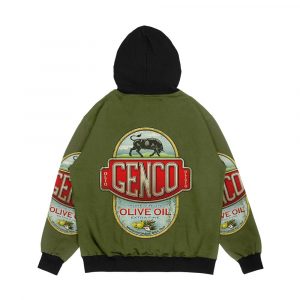 Alternative view of The Godfather Genco Olive Oil Co Men's All-Over-Print Hoodie