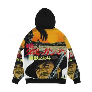 Alternative view of The Good The Bad And The Ugly Japanese Poster Men's All-Over-Print Hoodie