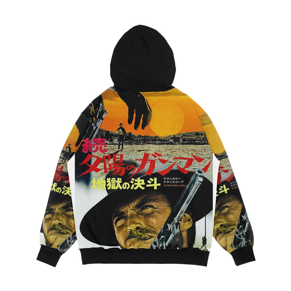 The Good The Bad And The Ugly Japanese Poster Men's All-Over-Print Hoodie - Image 2
