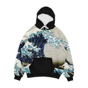 The Great Wave Famous Japanese Artwork Men's All-Over-Print Hoodie