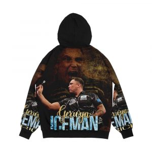 Alternative view of The Iceman Price Darts Player Men's All-Over-Print Hoodie