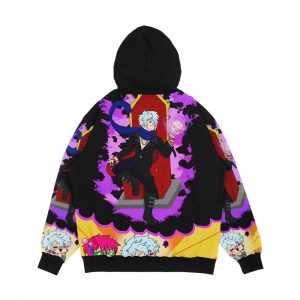Alternative view of The Jet Black Wings Shun Kaido Men's All-Over-Print Hoodie