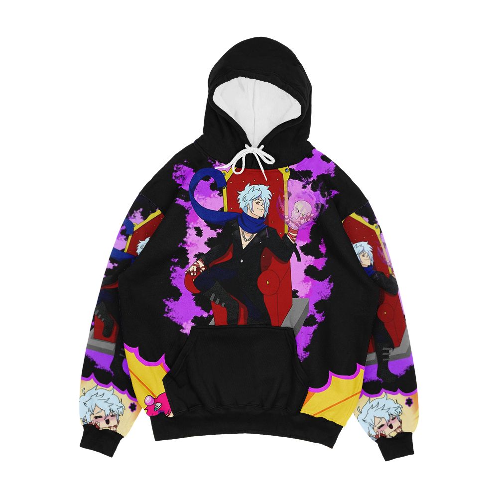 The Jet Black Wings Shun Kaido Men's All-Over-Print Hoodie
