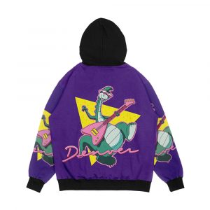 Alternative view of The Last Dinosaur Men's All-Over-Print Hoodie