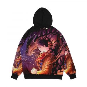 Alternative view of The Last Dragonlord Black Edition Men's All-Over-Print Hoodie