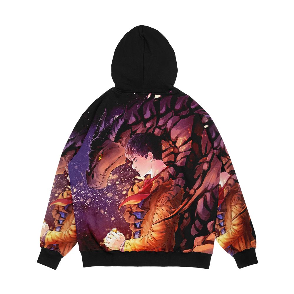 The Last Dragonlord Black Edition Men's All-Over-Print Hoodie - Image 2