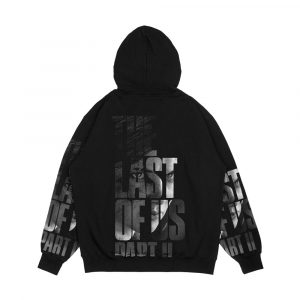 Alternative view of The Last Of Us Part 2 Vengeful Ellie Black And White Men's All-Over-Print Hoodie