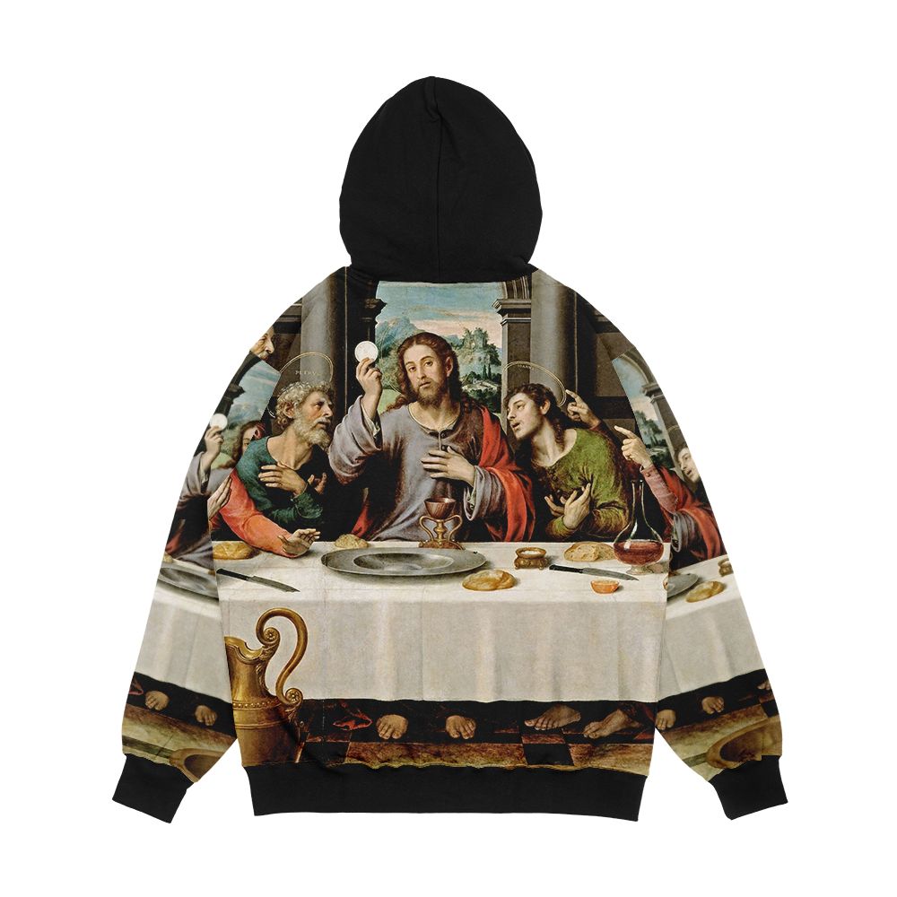 The Last Supper Men's All-Over-Print Hoodie - Image 2