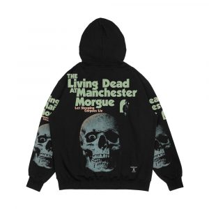Alternative view of The Living Dead At Manchester Morgue Men's All-Over-Print Hoodie