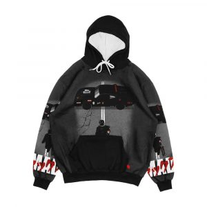 The Mad Warrior Men's All-Over-Print Hoodie