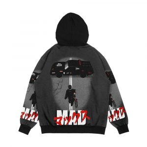 Alternative view of The Mad Warrior Men's All-Over-Print Hoodie