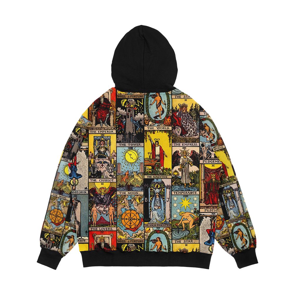The Major Arcana Of Tarot Men's All-Over-Print Hoodie - Image 2