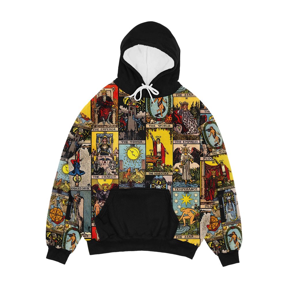 The Major Arcana Of Tarot Men's All-Over-Print Hoodie