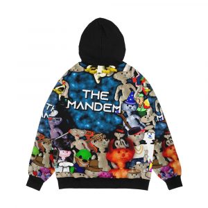 Alternative view of The Mandem Bear Men's All-Over-Print Hoodie